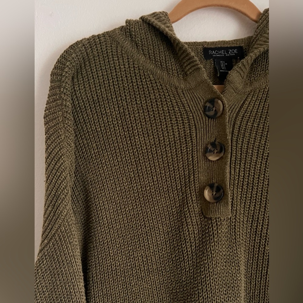Olive Hooded Sweater
